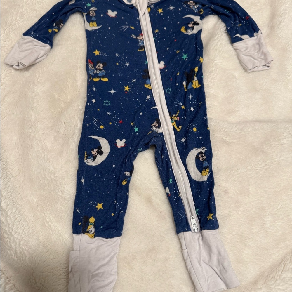 Little Sleepies Blue Starry Night Mickey Mouse One Piece